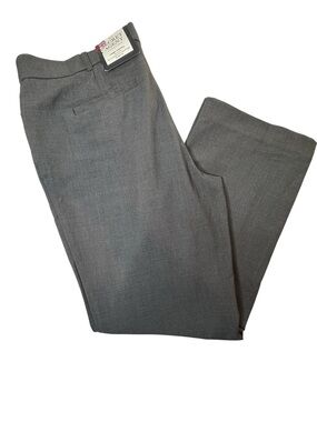 NWT Roz & Ali Petite Charcoal Gray Dress Pants